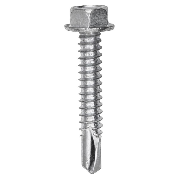 Auveco #14 X 1-1/2 IND HEX WA HD #3 SUPER TEKS - ZINC5, 25PK 11916 - main
